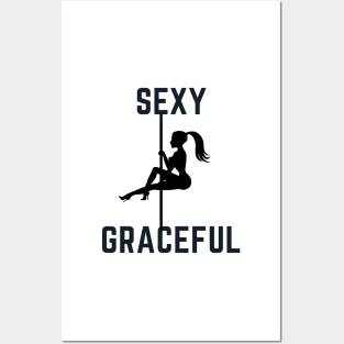 Sexy Graceful - Pole Dance Design Posters and Art